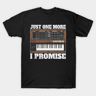 Just One More Funny Synthesizer Gift Synths Lover T-Shirt